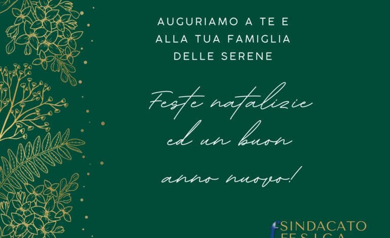 BUONE FESTE DALLA FESICA NAZIONALE